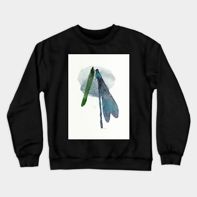 Damselfly Crewneck Sweatshirt by MikaelJenei